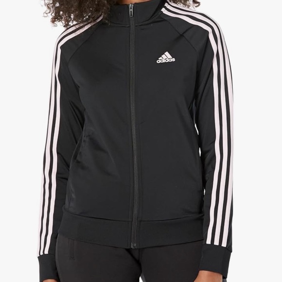 ADIDAS Iconic Women’s Track Jacket with three Iconic stripes on sleeve🔥🔥🔥 - Picture 8 of 13